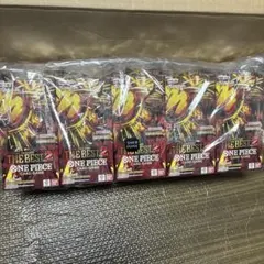 新品テープ付き】ワンピースカードゲームTHE BEST2 8BOX＋7パック