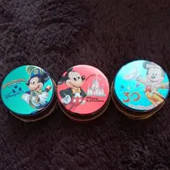 ディズニーミッキーマウス缶の入れ物３点