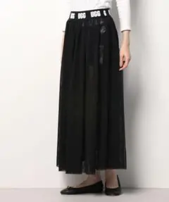 Uggレディースメッシュロングスカート新品未使用タグ付き黒のサムネイル