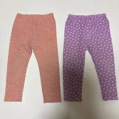 UNIQLO ストレッチレギンスパンツ　2枚セット　90㎝