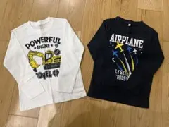 長袖カットソー 120cm 2枚セット