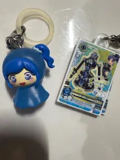 アイカツ めじるしアクセサリー 霧矢あおい　カード　2点セット