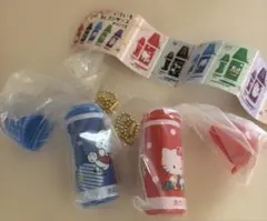 サンリオキャラクターズ　いろいろクレヨンケース ハローキティ　ポチャッコ　セット