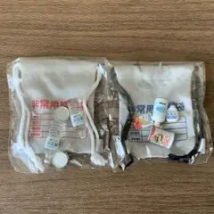 ミニチュア防災用品マスコット ガチャ A・Bセット 2点