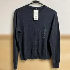 UNIQLO エクストラファインメリノウール クルーネックカーディガン長袖