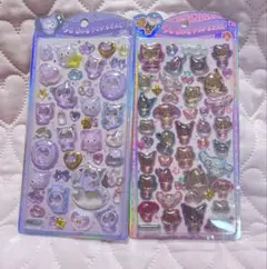 【正規品】　うるちゅるポップシール　サンリオ　日焼け　クロミ　ベビー　2種