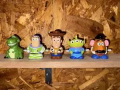 トイ・ストーリー フィギュア 5体セット、ゼンマイ