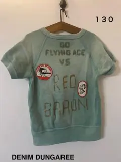 DENIM DUNGAREE スヌーピー　半袖スウェット　130