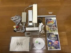 ジャンク品 Wii 本体 + 付属品 + ソフト2本