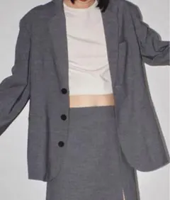 TODAYFUL Heather Over Jacket チャコールグレー　36のサムネイル