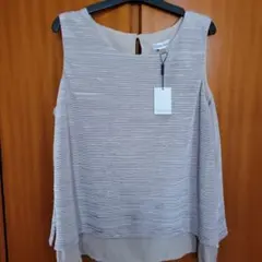 Calvin Klein ストライプ ノースリーブ トップス