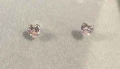 ガーネット（蛍光）　ピンク　k18 スタッド　一粒　ピアス ガーネット（蛍光） ピンク k18 スタッド 一粒 ピアス - メルカリ