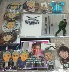 陣 アクリルスタンド 缶バッジ キャラクターキーホルダー THE RAMPAGE