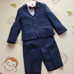 プティマイン　ネイビー フォーマルスーツ 120cm