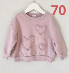 baby GAP ハートトレーナー 12-18ヶ月 70