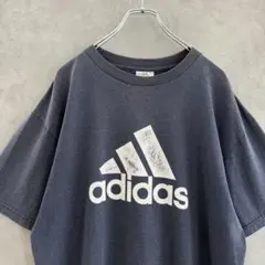 00s old adidas アディダス パフォーマンスロゴプリントTシャツ L