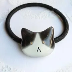 B級品　猫ヘアゴム　ハンドメイド