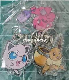 韓国 ポケモンタウン アクリル キーホルダー キーリング ポップアップ