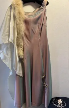 パーティードレス ショール ネックレス イヤリング セット