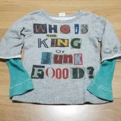 キッズ男の子120薄手トレーナーTシャツ