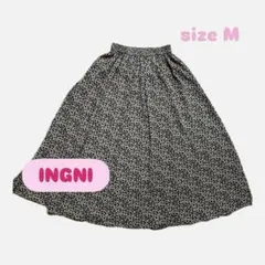 INGNI イング ロングスカート フレアスカート ヒョウ柄 レオパード柄