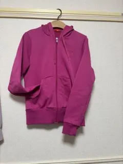 PUMA ピンク フルジップパーカー