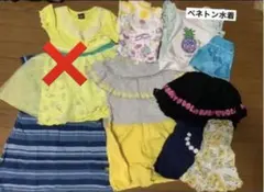 女の子　夏服　まとめ売り　120 半袖　水着