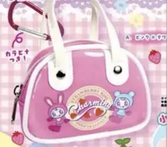 メゾピアノコレクション ミニエナメルバッグマスコット(ピンク