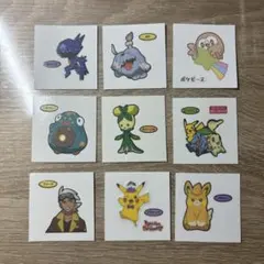 ポケモンパン　デコキャラシール　9枚セット