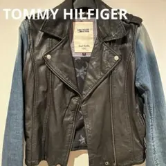Tommy HILFIGER DENIM 羊革ライダースジャケット