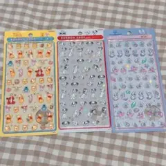 正規品 ボンボンドロップシール ディズニーmini3点セット