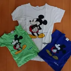 【親子ペア】３点セット ミッキー Tシャツ