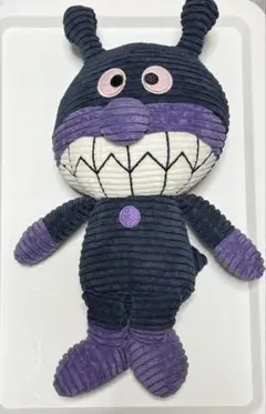 【限定品】アンパンマンミュージアム限定 バイキンマンぬいぐるみ コーデュロイ