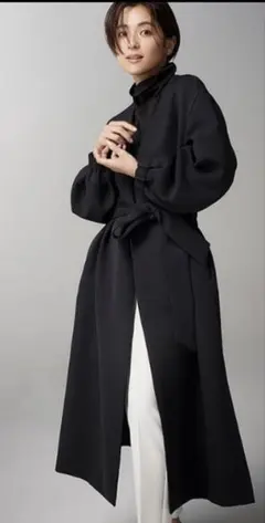 PLST トリプルクロス パフスリーブコート