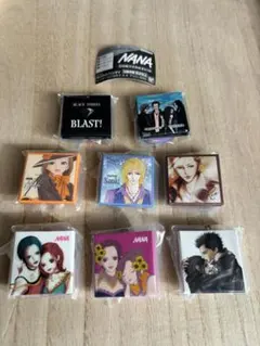 NANA　 CD風アクリルチャーム　８点セット