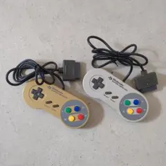 任天堂純正 スーパーファミコン コントローラー 2個セット SHVC-005
