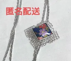 USED　ヴィンテージ　ループタイ　ネックレス　和柄　透かし　昭和　レトロ