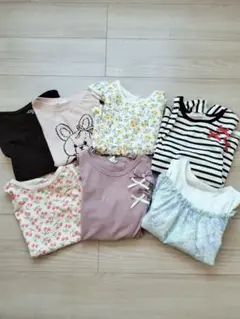 130センチ　夏服　7点セット　まとめ売り　女の子　半袖