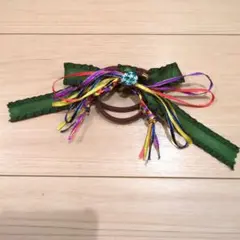 嵐5色　ハンドメイドリボン　髪留め