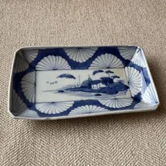 古伊万里 角皿 裏印 乾 - メルカリ