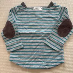 TAPPET CREW ボーダー長袖Tシャツ カットソー 90