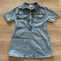 zara デニムワンピース　9y