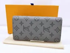 美品　ルイヴィトン　モノグラムシャドウ　ブラザ　長財布　M81335　RFID