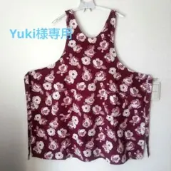 YUMI KATSURA 花柄 エプロン