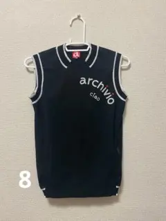 archivio アルチビオ レディース ゴルフ ベスト ブラックのサムネイル