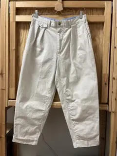 ビームスプラス　2プリーツパンツ　定価：16,500円　日本製