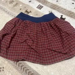 ファミリア　チェック スカート 110