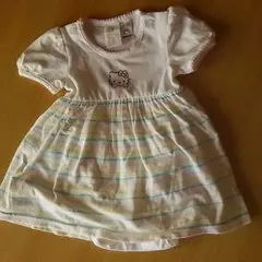 (70)H&M＊Hello Kitty ボディースーツ付ワンピース