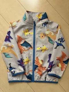 ポケモン 総柄 薄手アウターのサムネイル