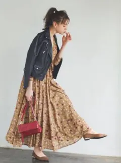 マドモアゼルのドレス カシュクール 花柄 フラワー 小花